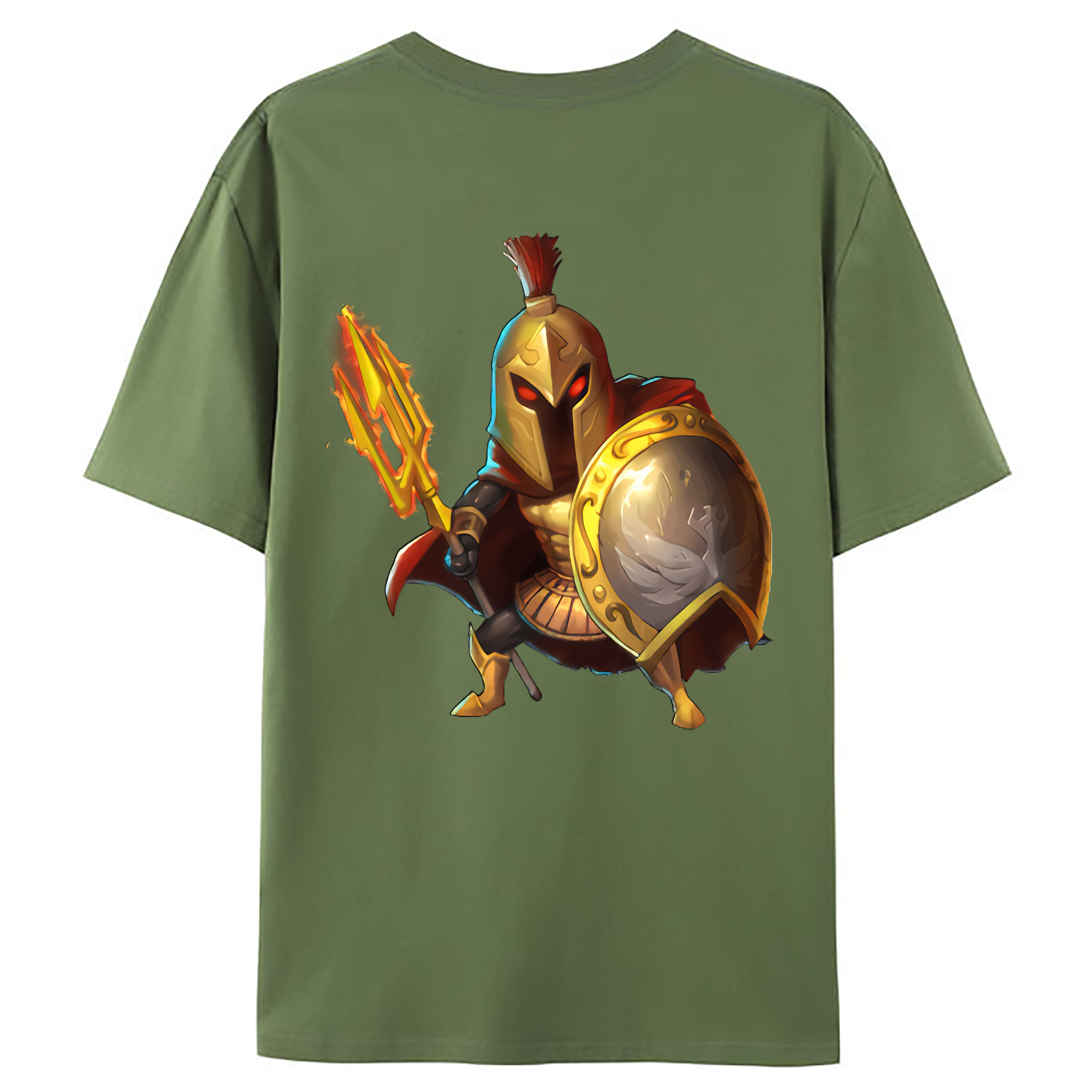 （画像用） リーグ・オブ・レジェンド League of Legends LOL 綿100％ メンズ半袖Tシャツ（バックプリント） 通気性